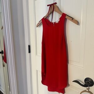 Wilfred Vibrant Red Sleeveless Blouse